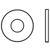 M1.6 DIN 125A Stainless Steel A4 Flat Washers (10,000/Bulk Pkg.)