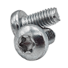 M2.5-0.45x6 MM Fully Threaded 6 Lobe Pan Head Thread Forming Screws DIN 7500C Zinc CR+3 (45,000/Bulk Pkg.)