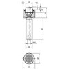 Kipp Self-Aligning Pads, Adjustable Toggle Locators, w/O-Ring And Exchangeable Inserts, Style F,  25 mm x 100 mm,  K0289.324X100 (Qty. 1)