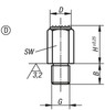 Kipp Positioning Foot, Carbon Steel, Style D, 19 mm x 50 mm, K0299.412050 (Qty. 1)