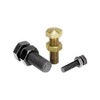 Kipp Rest Pad External Thread, M16 X 85 mm, Carbon Steel, Black Oxidized, K0307.16085 (Qty. 1)
