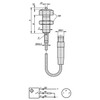 Kipp Stops, Adjustable, w/End Position Feedback, M10 X 35.2 mm, Stainless Steel,  K0581.100352 (Qty. 1)
