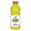 Gatorade G Zero Sugar Ready-to-Drink Thirst Quencher, 20 oz, Bottle, Lemon-Lime, 24/EA #04212