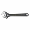 Crescent Black Oxide Adjustable Tapered Handle Wrench, Polished Face, 8 in Overall L, 1.125 in Opening, 1/EA #AT28BK