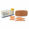 First Aid Only Plastic Adhesive Strip, 3/8 in x 1-1/4 in and 2 in x 4 in, Bandages, 20/Box #90135