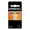Duracell Watch/Electronic Battery, 1.5 V, 309/393 Silver Oxide Button Cell,  6/EA #D309/393PK