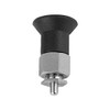 Kipp M10X1 Indexing Plungers for Thin-Walled Parts, Style A (Qty. 1), K0735.311105