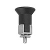 Kipp M10X1 Indexing Plungers for Thin-Walled Parts, Style C, Stainless Steel (Qty. 1), K0735.313105