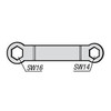 Kipp Double Ended Wrench (10/Pkg.), K0631.91416