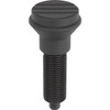 Kipp M10X1 Indexing Plunger, Style G, Steel, Hardened, (Qty. 1), K0344.1105