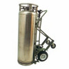 Saf-T-Cart Tilt-Back Cylinder Hand Truck, Holds 1 Cylinder, 20 in dia, 12 in Pneumatic Wheels, 1/EA #LCT-12-6