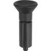 Kipp Indexing Plunger, w/Locking Slot, Size 0, Style M, Stainless Steel (Qty. 1), K0346.02004