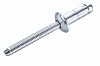 SBS-811-PM Goebel Premium Blind Rivet, 1/4, .250 Diameter [.661-.740 Grip Range], Dome Head Steel/Steel, Zinc Clear Trivalent (250/Pkg.)