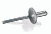 ABA-58LF Goebel Open End Blind Rivet, 5/32, .156 Diameter [.376-.500 Grip Range], Large Flange Head Aluminum/Aluminum (500/Pkg.)