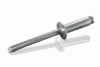 ABA-610 Goebel Open End Blind Rivet, 3/16, .187 Diameter  [.501-.625 Grip Range], Dome Head Aluminum/Aluminum (500/Pkg.)