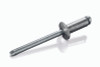 ABS-48 Goebel Open End Blind Rivet, 1/8, .125 Diameter  [.376-.500 Grip Range], Dome Head Aluminum/Steel (1000/Pkg.)