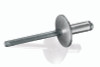 ABS-68LF Goebel Open End Blind Rivet, 3/16, .187 Diameter [.376-.500 Grip Range], Large Flange Head Aluminum/Steel (250/Pkg.)