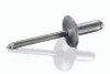 IBI-46LF Goebel Open End Blind Rivet, 1/8, .125 Diameter [.313-.375 Grip Range], Large Flange Head T304 Stainless Steel/T304 Stainless Steel (500/Pkg.)