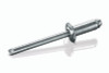 SBS-45 Goebel Open End Blind Rivet, 1/8, .125 Diameter [.251-.312 Grip Range], Dome Head Steel/Steel, Zinc (1000/Pkg.)