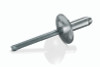 SBS-614LF Goebel Open End Blind Rivet, 3/16, .187 Diameter [.751-.875 Grip Range], Large Flange Head Steel/Steel, Zinc Clear Trivalent (250/Pkg.)
