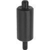 Kipp Indexing Plunger, 12 mm X 5 mm X 37 mm, w/o Collar, Threaded Pin,Style N, Stainless Steel (Qty. 1), K0347.03105