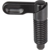 Kipp Cam-Action M10, D5 Indexing Plunger, Style A, Uncoated Grip w/o Nut, Steel (Qty. 1), K0348.040510
