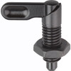 Kipp Cam-Action M12, D6 Indexing Plunger, Style B, Uncoated Grip w/Nut, Steel (Qty. 1), K0348.050612