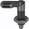 Kipp Cam-Action M20X1.5 mm, D10 Indexing Plunger, Style B, Uncoated Grip w/Nut, Steel (Qty. 1), K0348.0510201