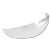 3M Replacement Chin Protector CP8, Clear, Polycarbonate, 3 in H x 8 in L, 1/CA #82542-00000