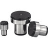Kipp Positioning Pin Cylindrical, D1=12, D2=8, Black Oxidized, Steel (10/Pkg.), K0352.08