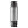 Pipe Fittings - 1/2" x 9" Schedule 40 Galvanized Steel Pipe - Nipple (25/Pkg.)
