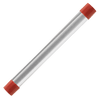 Pipe - 1-1/2" x 48" Schedule 40 Galvanized Cut Pipe - ASTM A53 (3/Pkg.)