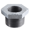 Pipe Fittings - Hex Bushing: 3" x 2" Class 150 Galvanized Malleables Iron Pipe - Bushings (1/Pkg.)