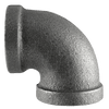 Pipe Fittings - 3/4" Class 150 Black Malleables Iron Pipe - 90 Degree Angle Elbow (35/Bulk Pkg.)