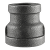 Pipe Fittings - 1" x 3/4" Class 150 Black Malleables Iron Pipe - Reducing Couplings  (25/Bulk Pkg.)