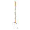 True Temper Manure and Bedding Fork, 5 Tine, Oval Point, 48 in Handle, 1/EA #2812300