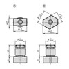 Kipp Locating Pin Expanding, B1=22, Style A, Carbon Steel (Qty. 1), K0356.1612