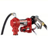 Fill-Rite 1200 H-Series Iron Rotary Vane DC Fuel Transfer Pump, 12V DC, 3/4 in FNPT, 12 ft Hose, Manual Nozzle, 1/EA #FR1210H