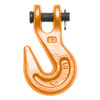 Campbell 473 Series Clevis Grab Hooks, 1/4 in, 4100 lb, Orange Powder Coat, 1/EA #4503315