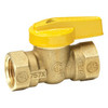Gas Connectors-Shut Off Valve-3/4" One Piece Construction Gas Ball Valve Forged Brass 200421 (10/Pkg.)