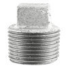 Pipe Fittings - 1/2" Class 150 Galvanized Malleables Iron Pipe - Plug (20/Pkg.)