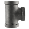 Pipe Fittings - 1/2" Class 150 Black Malleables Iron Pipe - Tee (40/Bulk Pkg.)