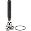 Kipp Positioning Cylinder Repair Set Ball Lock, D=16, L= 36.5, Carbon Steel (Qty. 1), K0935.916020