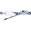 Lug-All Cable Ratchet Hoist-Winch, 2 Ton, 20 ft Lifting Height, 110 lb-ft, 1/EA #4000-20