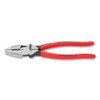 Knipex Linemans Plier, 9.25 in Length, Ergonomic Handle, 1/EA #0901240