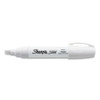 Sharpie Oil Based Paint Marker, White, Bold, Chisel, 6/EA #35568