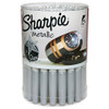 Sharpie Metallic Permanent Marker, Silver-Gray, Fine Tip, 12/EA #39013
