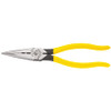 Klein Tools Heavy-Duty Long Nose Pliers, Induction Hardened Steel, 8.41 in OAL, 1/EA #D203-8