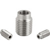 Kipp Adaptor Bushing, D1=M16, D=8, Stainless Steel, (Qty. 1), K0724.10816