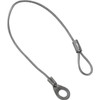 Kipp Retaining Cable w/Eye and Crimp, L=500 mm, Stainless Steel, (10/Pkg.), K0367.0500